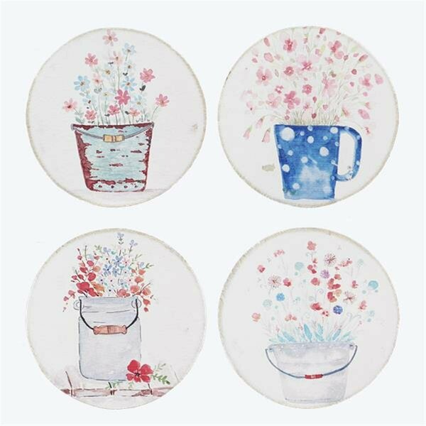 Youngs Wood Coaster Set 72552